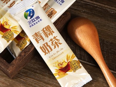 三江雪青海特产青稞奶茶粉 速溶冲调乳粉 细腻口感奶香浓郁300g/袋饮品